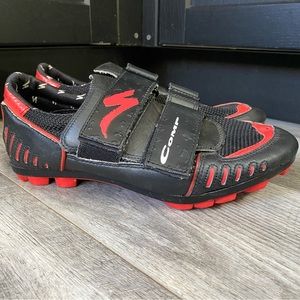 Mens Specialized comp mountain bike cycling shoes size 10